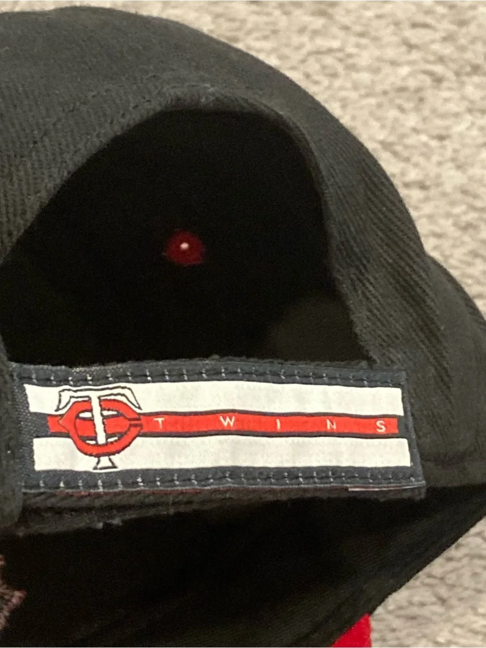 Minnesota Twins TC Baseball Hat Black MLB One Size Adjustable Cap MN Sports Team